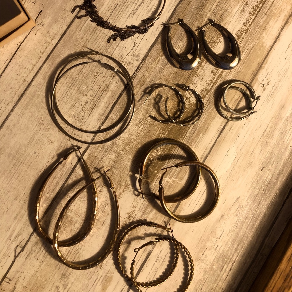 Women’s hoop earrings